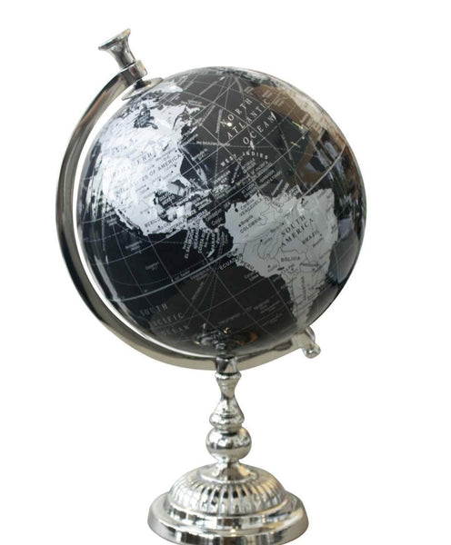 Laminated globe on alum stand