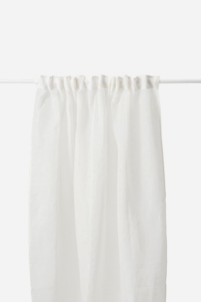 Linen Voile Curtain - Ecru - 140x275