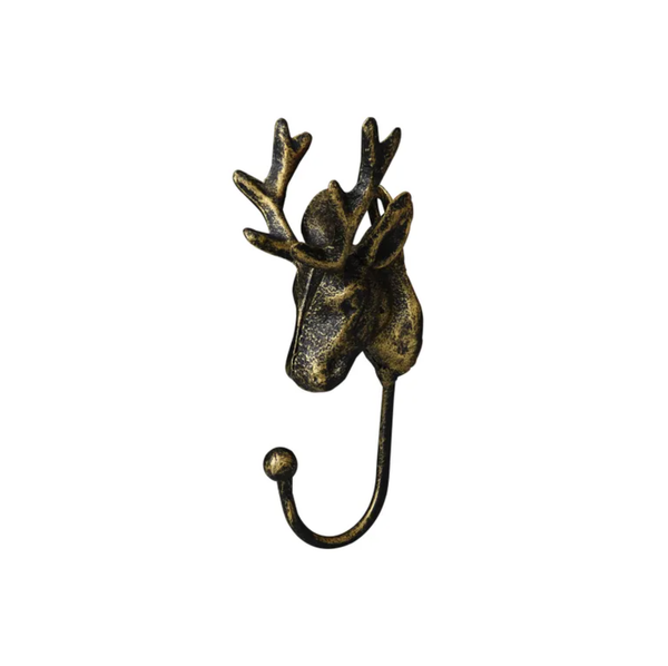 Cast Iron Hook - Stag