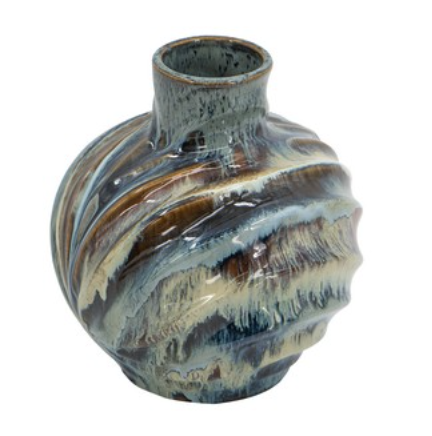 Glazed Retro Vase