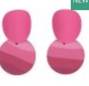 Ombre Earrings Pink