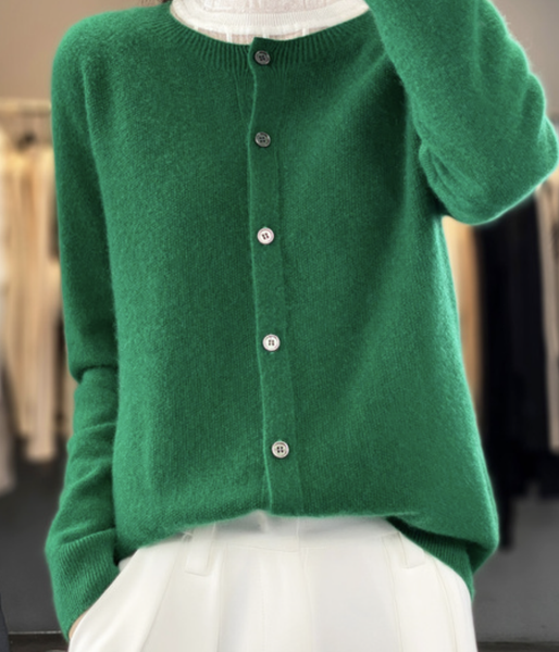 Buttoned Sweater Forest