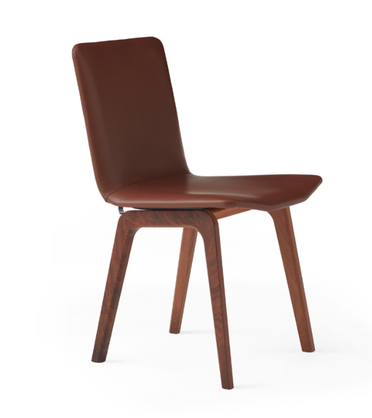 #811 Dining Chair Walnut/Brazil Leather