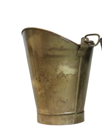 Coal Bucket Antique Brass