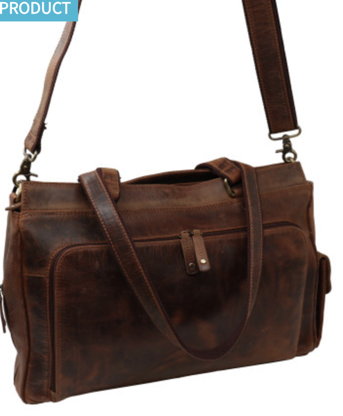 Overnight Bag Leather rustic