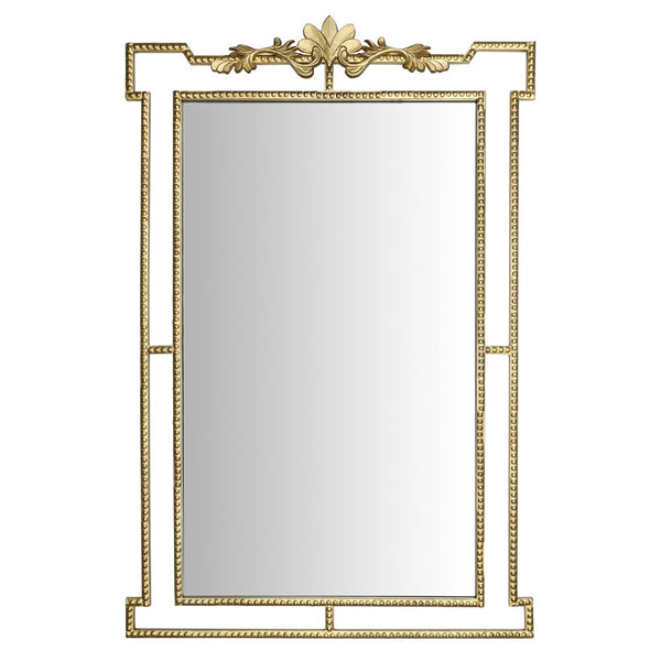 Ornate Mirror - Distressed Gold