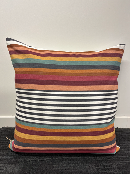 Autumn Cushion - Dark Stripe - 60cm