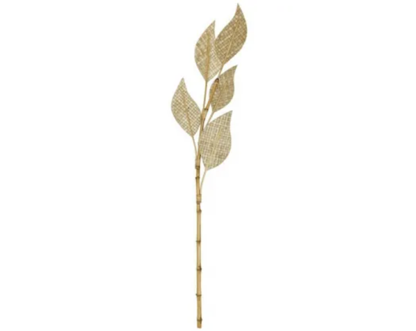 5 Leaf Pandan Deco Stick - Natural - 70cm
