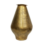 Farida Hammered Urn - Gold - Large