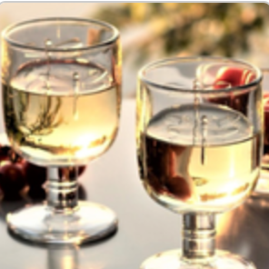 Dragonfly wine glass