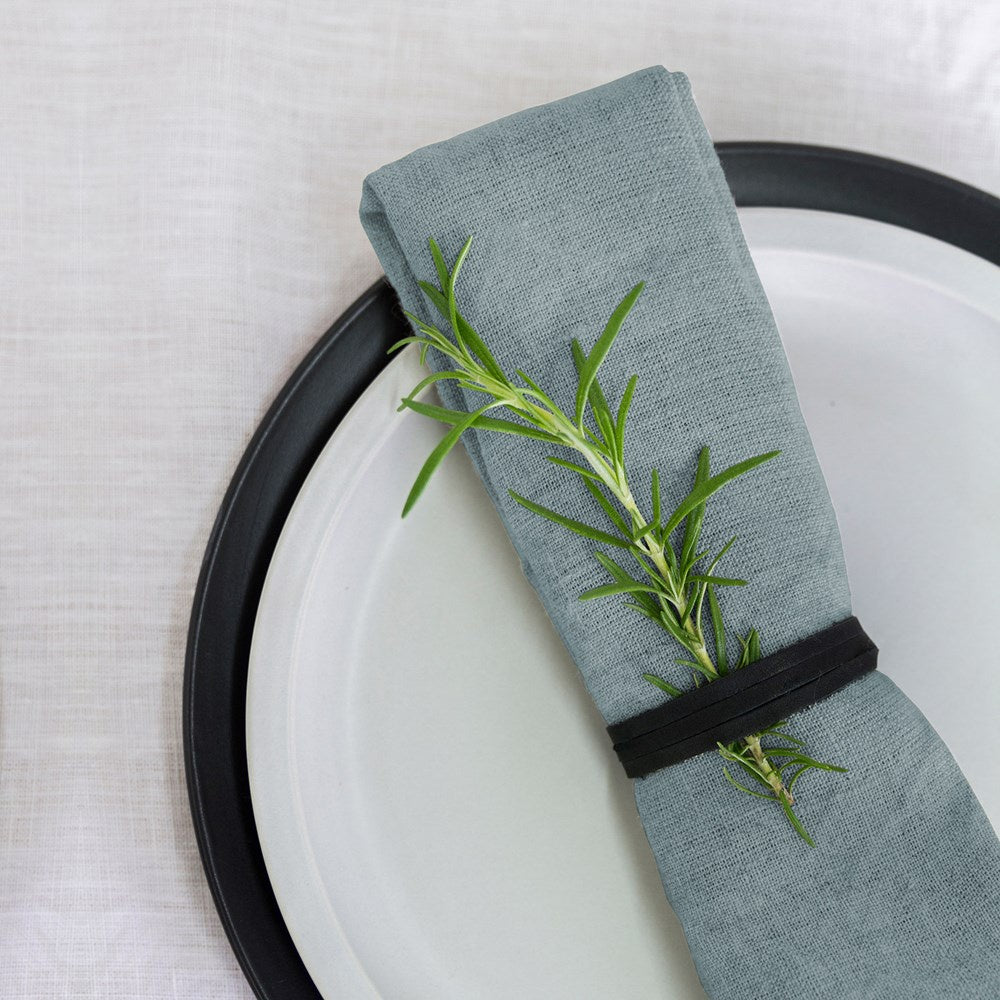 Linen Napkin - Pearl Blue