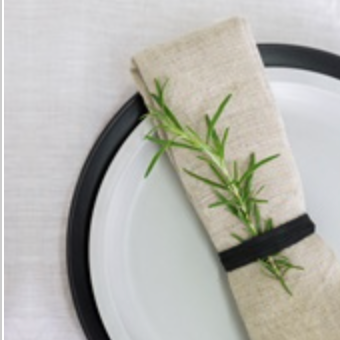 Linen napkin Natural