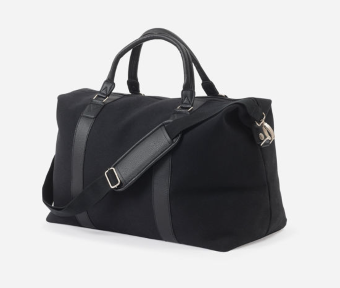 Canvas Weekender Bag Black