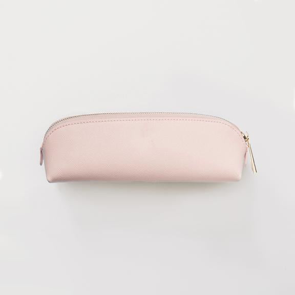 Leather Pencil Case/Pink