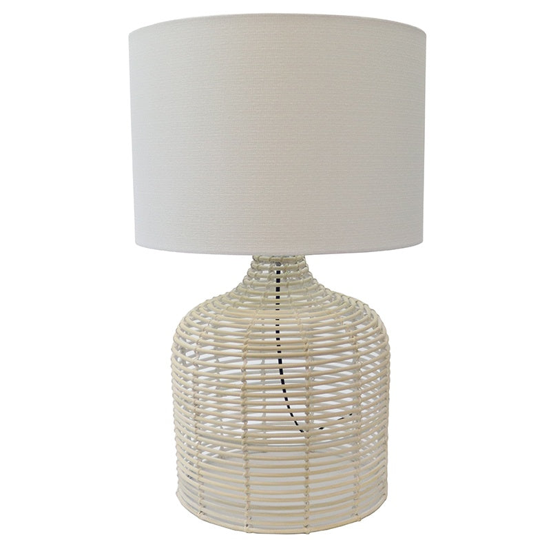 Rattan Weave table lamp