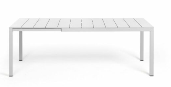 Rio  White Outdoor Extendable Table140-210