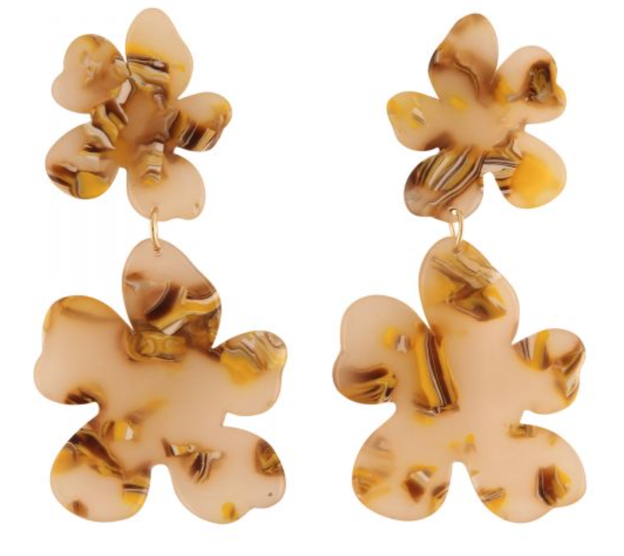 Penelope Earrings Mustard