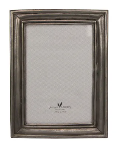 Narrow Pewter Frame 4x6"