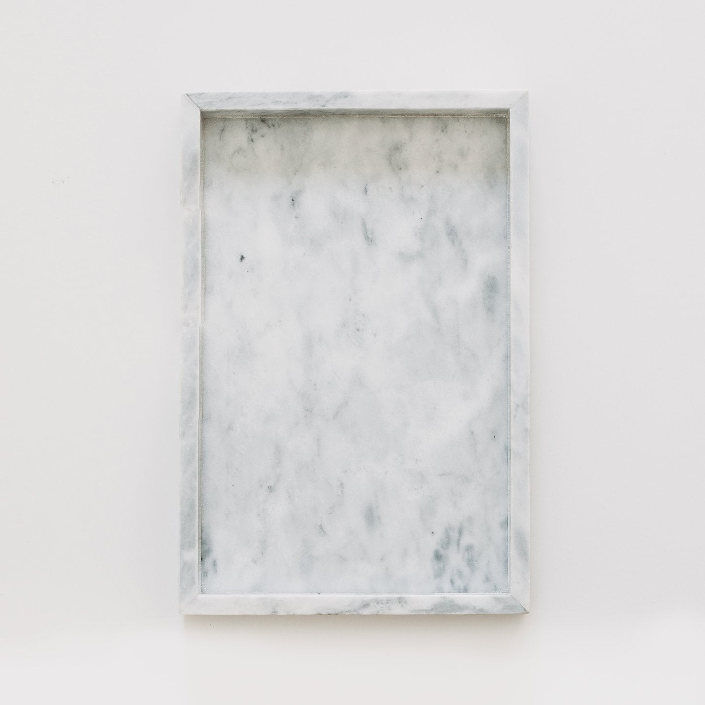 Marble rectangle tray