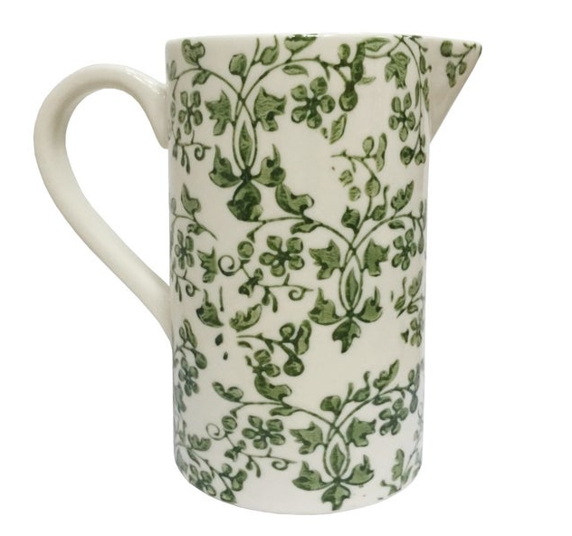 Florentine Verde Handpainted Jug - Green