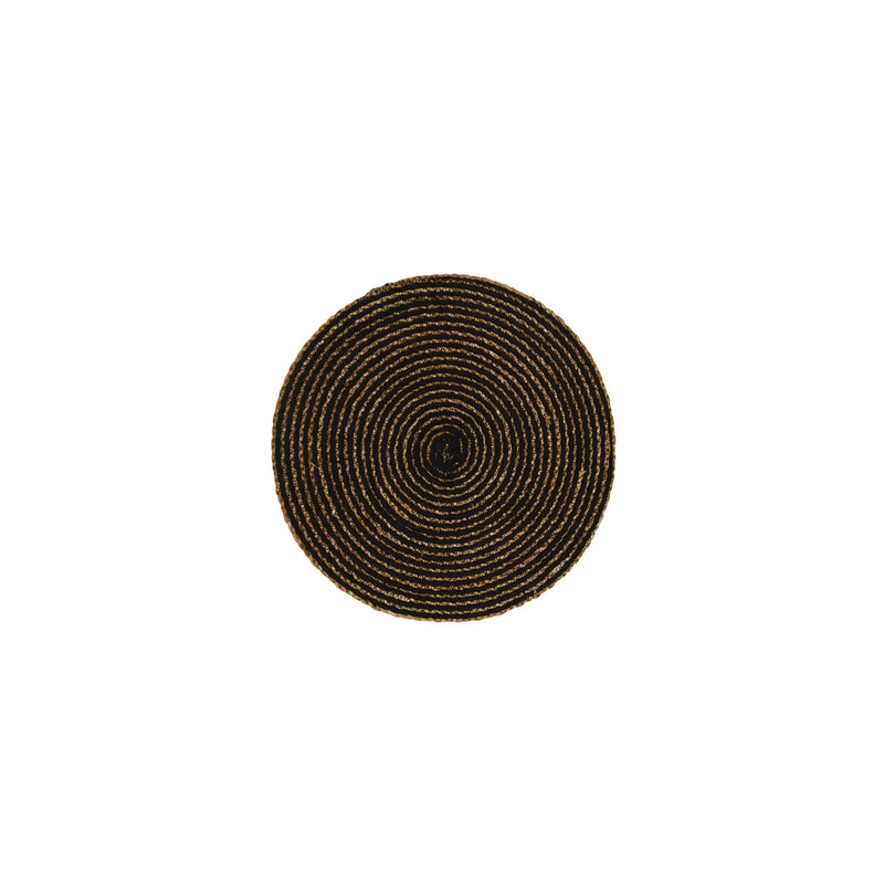 Round Placemat - Simply Black