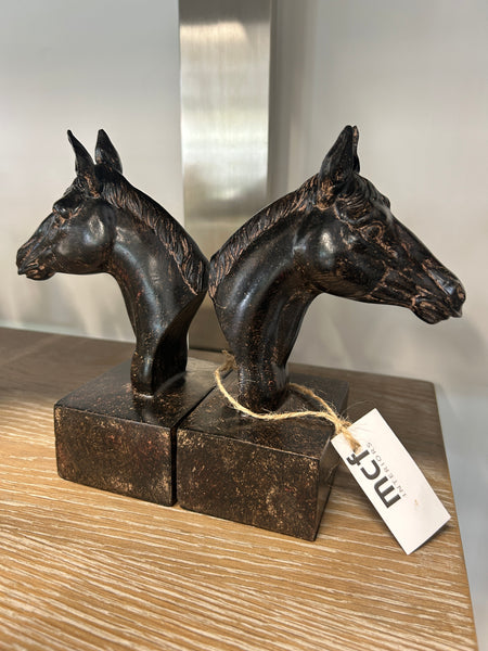Sculptural Horse Bookends