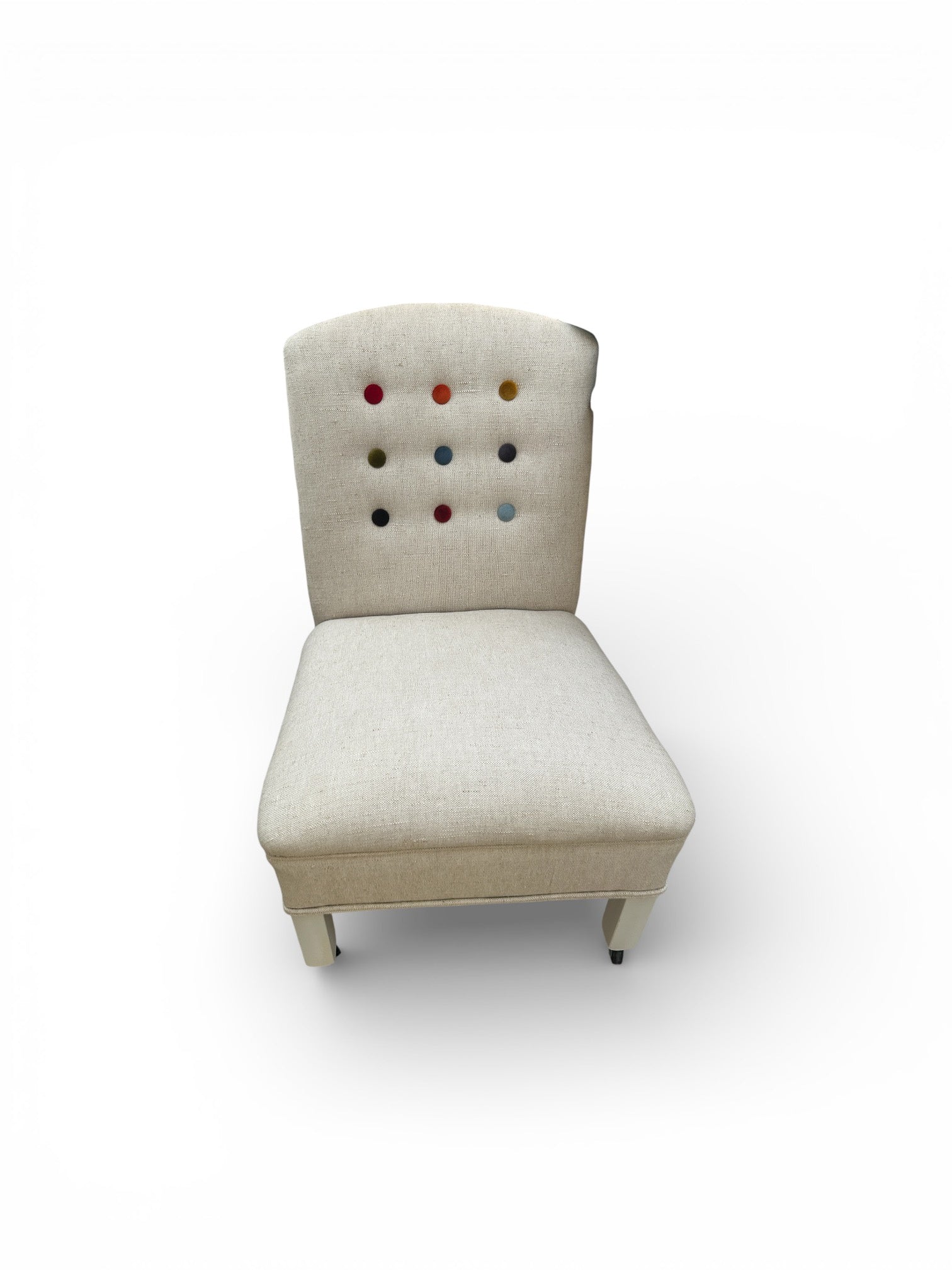 Linen Bedroom Chair