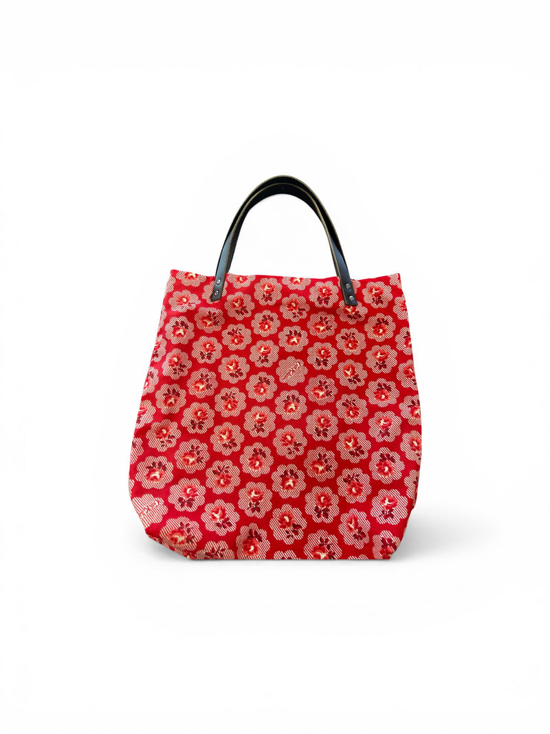 Red Fabric Tote