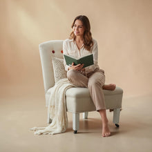 Linen Bedroom Chair
