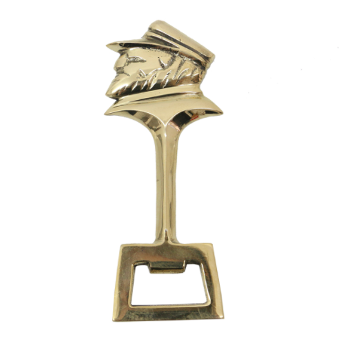 Brass Captain Bottle Opener