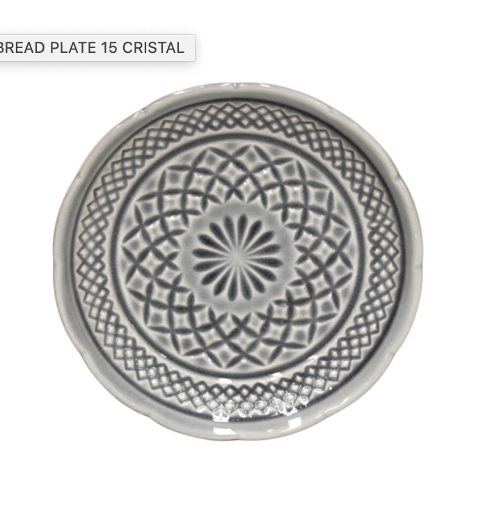 Cristal Bread Plate 15cm