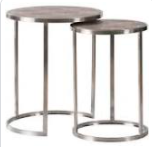 Nesting Table Chrome