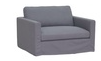 1- 1/2 Seater Sofa Grey