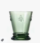 Light Green Bee Glass