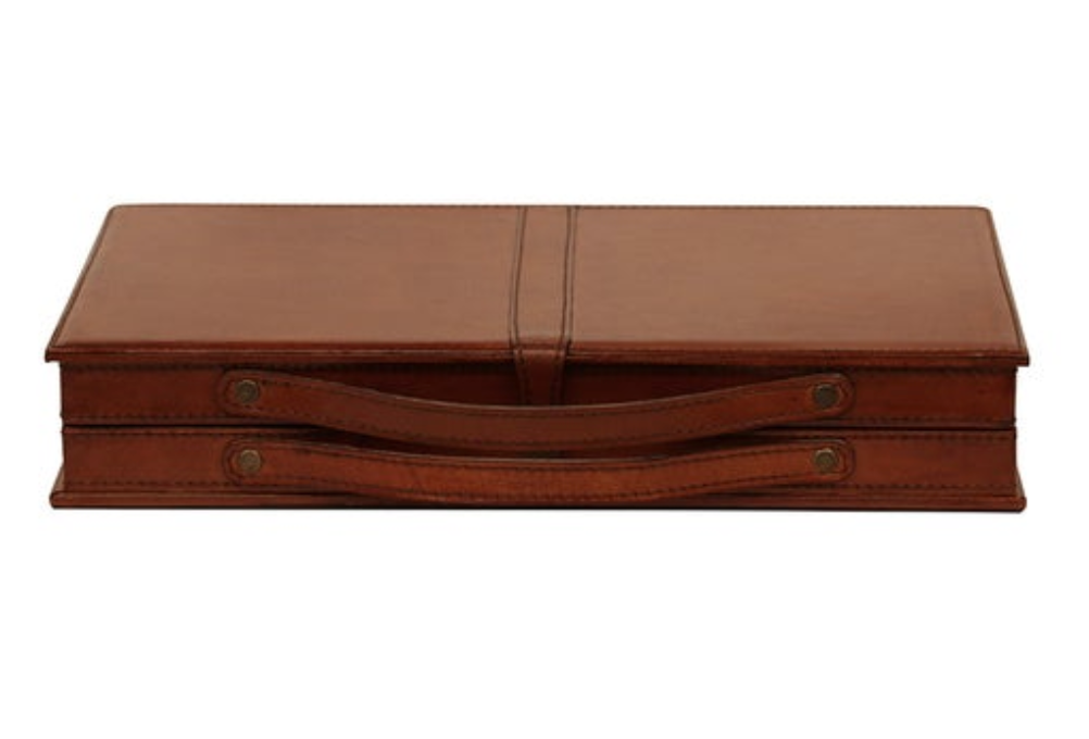 Leather Backgammon Set