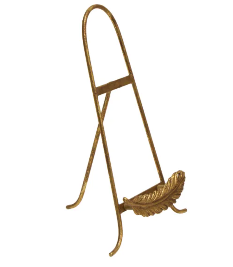 Golden Feather Plate Stand