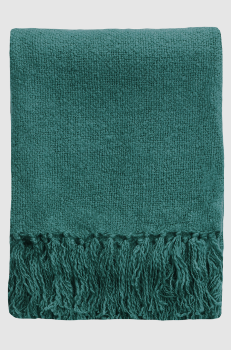 Serenade Throw - Dusky Teal - 125x150