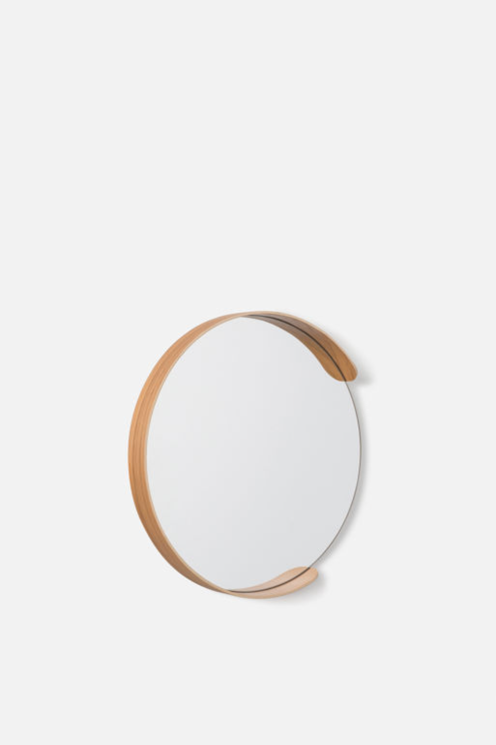 Segment Mirror - Natural Oak