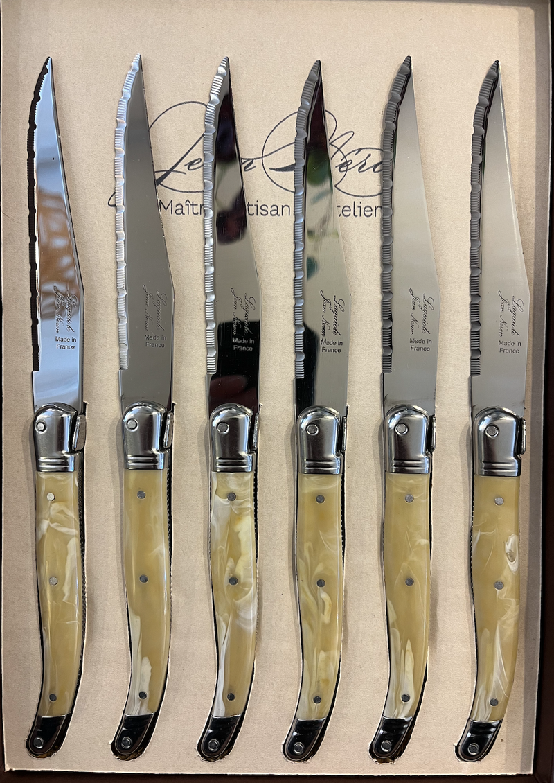 Laguiole Steak Knives - Horn - Set of 6