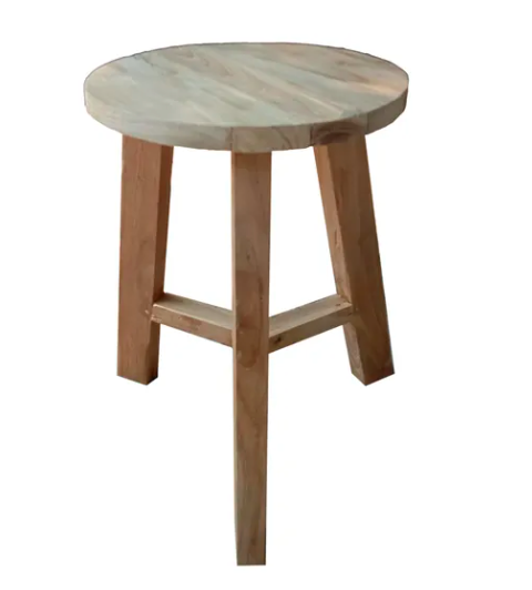 Elm Round Stool