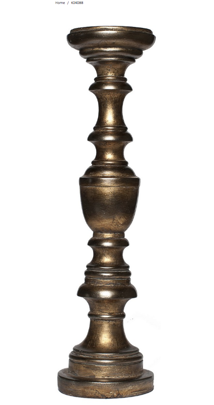 Gold Candle Holder