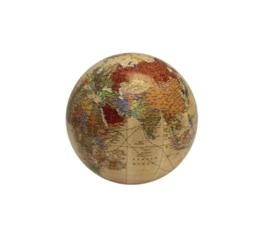 Cream  Globe 7.5cm