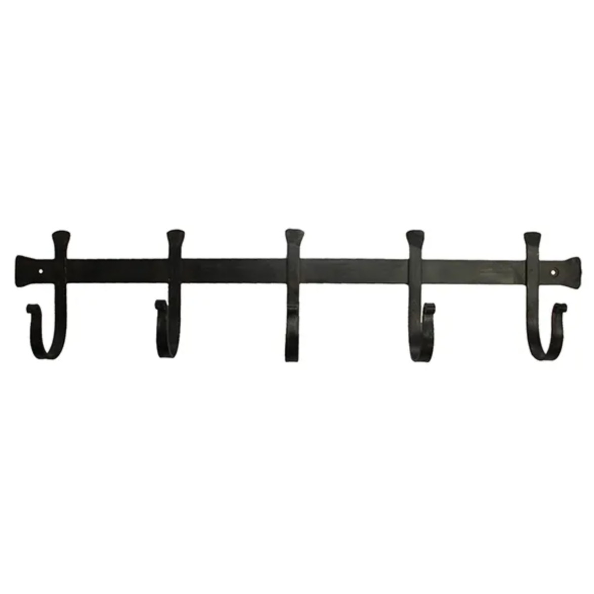 Chunky Iron 5 Hook - Brushed Black