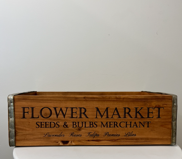 Flower Market Box - Natural