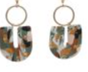Matisse Earrings U Orange
