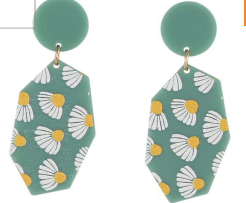 Botanical Earrings Daisy