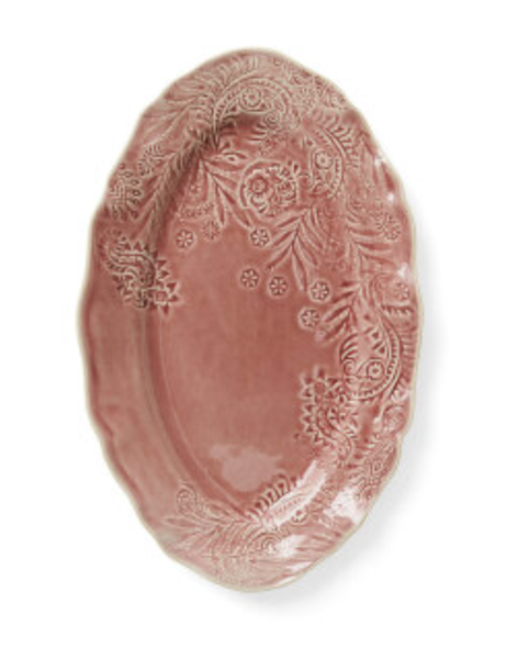 Small Oval Dish - Old Rose 40 x 25cm
