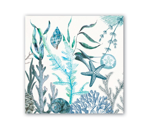 Ocean Tide Napkins ( Cocktail )