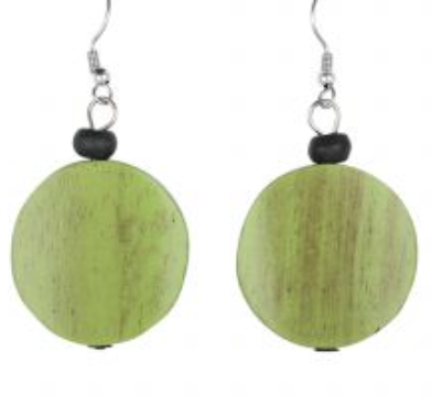 Arles Earrings Green