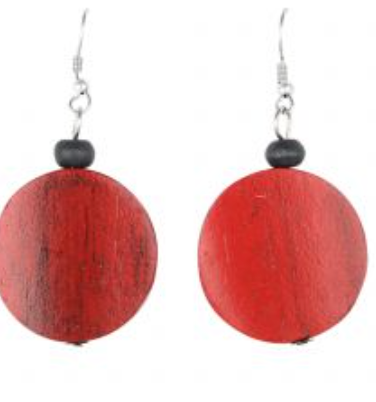 Arles Earrings Red